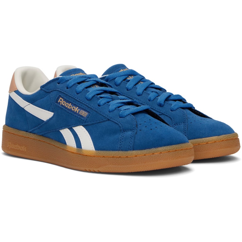 Reebok Unisex-Adult Club C Grounds UK Sneaker size 37.5 in blue